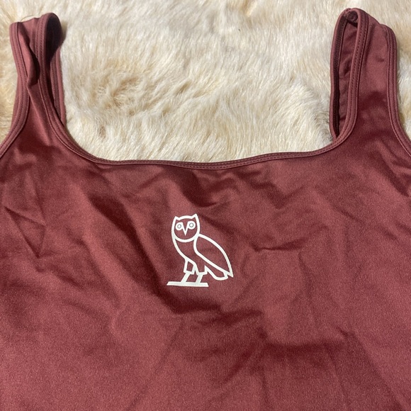 October’s Very Own OVO Tank Bodysuit small brurgundy good condition Drake - Picture 4 of 7
